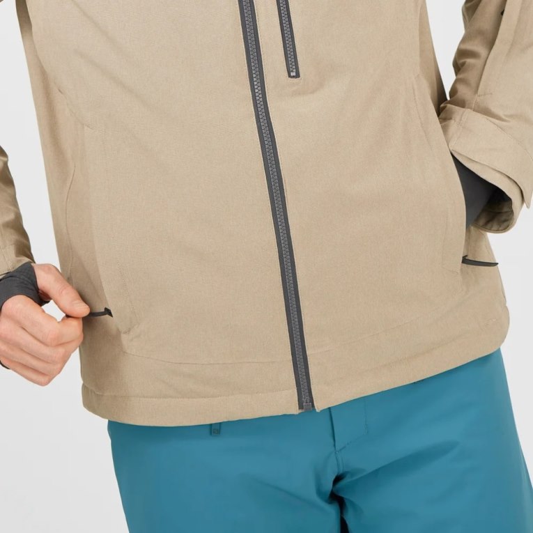 Chaquetas De Esquí Salomon Untracked Insulated Hombre Negros Beige | MX UIHX412